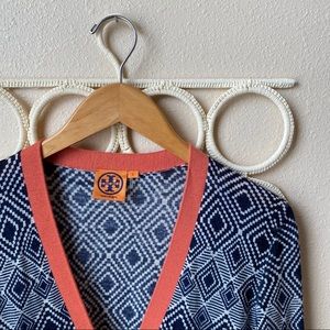 Tory Burch Geometric Cardigan Sz Small